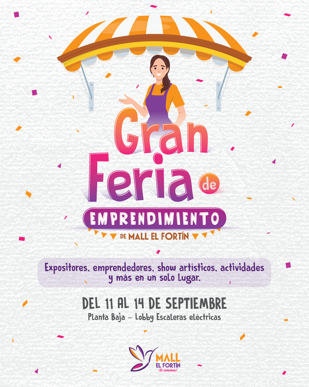 GRAN FERIA DE EMPRENDIMIENTO DEL 11/09/2025 HASTA EL 14/09/2025 GRAN FERIA DE EMPRENDIMIENTO DEL 11/09/2025 HASTA EL 14/09/2025