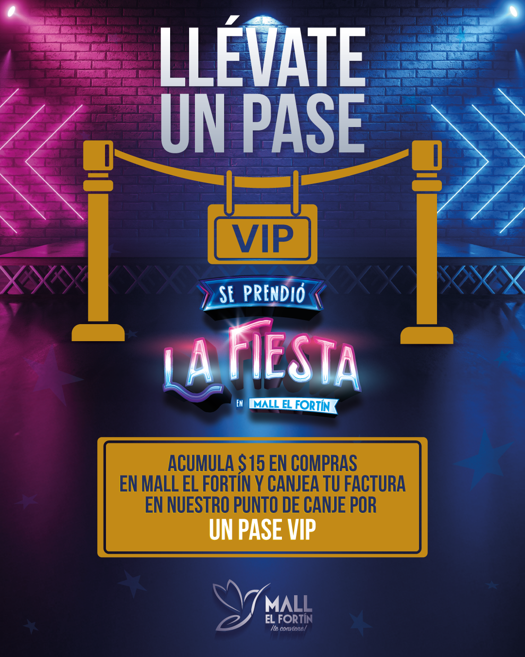 PASES VIP - SE PRENDIÓ LA FIESTA EN MALL EL FORTÍN PASES VIP - SE PRENDIÓ LA FIESTA EN MALL EL FORTÍN